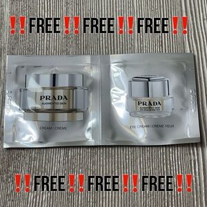 ‼️FREE‼️NEW‼️Prada Augmented Skin Cream & Eye Cream ⭐️Sample⭐️